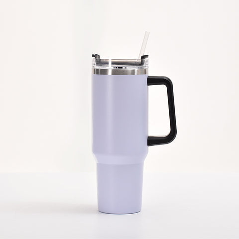 Stainless Steel Thermos Cup Fashion Simple Handle Large ice and coffee cup 40oz